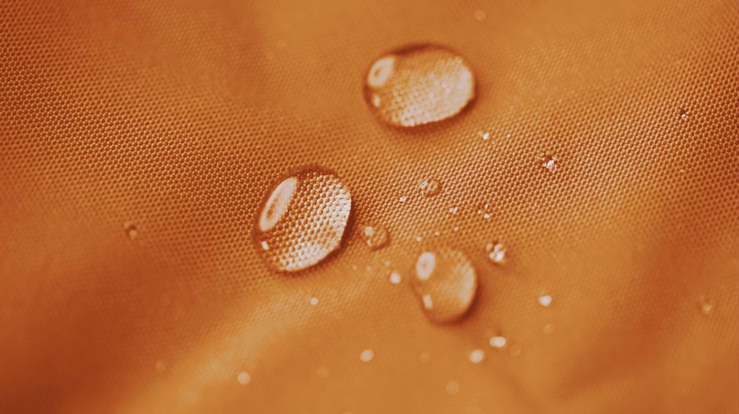 Cube Brava Pouf Ottoman Foot Rest - Orange - Modern Square Bean Bag Chair with Water Repellent Fabric - Floor Pouf for Living Room, Bedroom or Patio - Foot Rest for Indoor and Outdoor