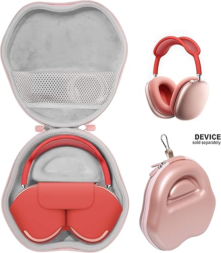 Miniatura 7 de CaseSack Funda para auriculares Apple AirPods Max, para auriculares con funda (azul) (oro rosa)