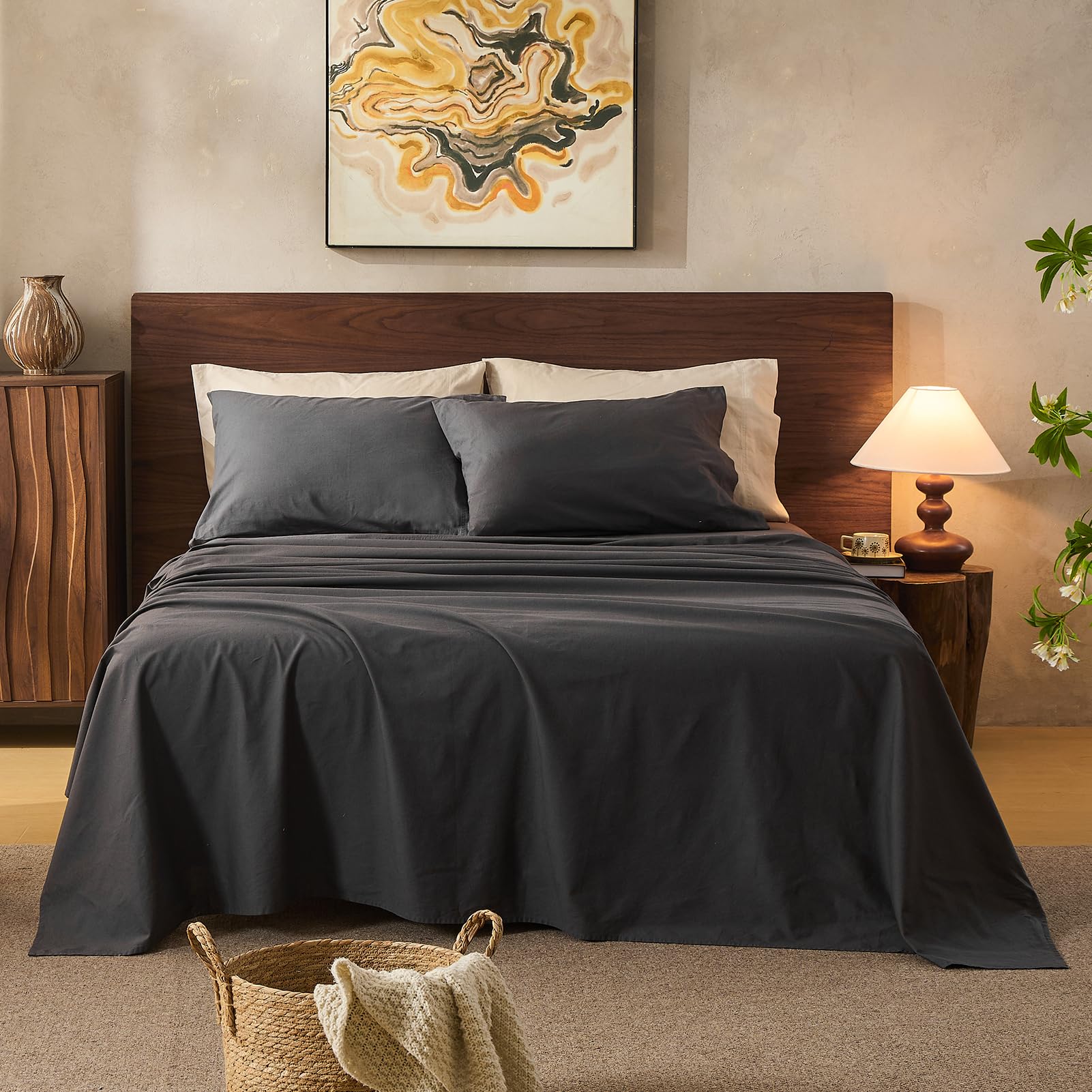 Overket 100% Linen Sheets