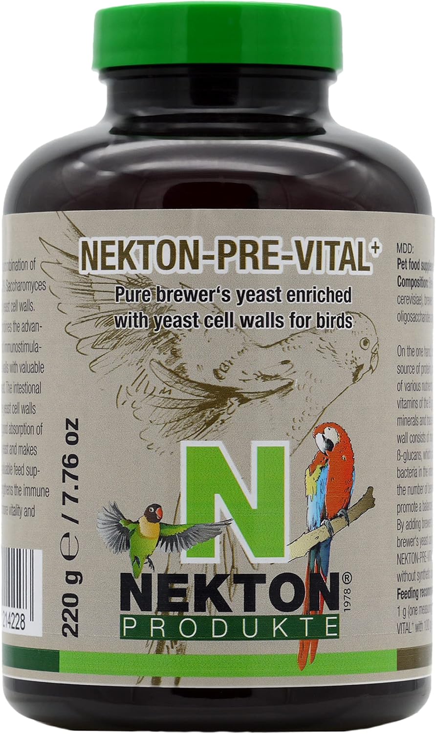 Nekton Pre Vital+ Prebiotic Bird Supplement 430gm / 15.17oz