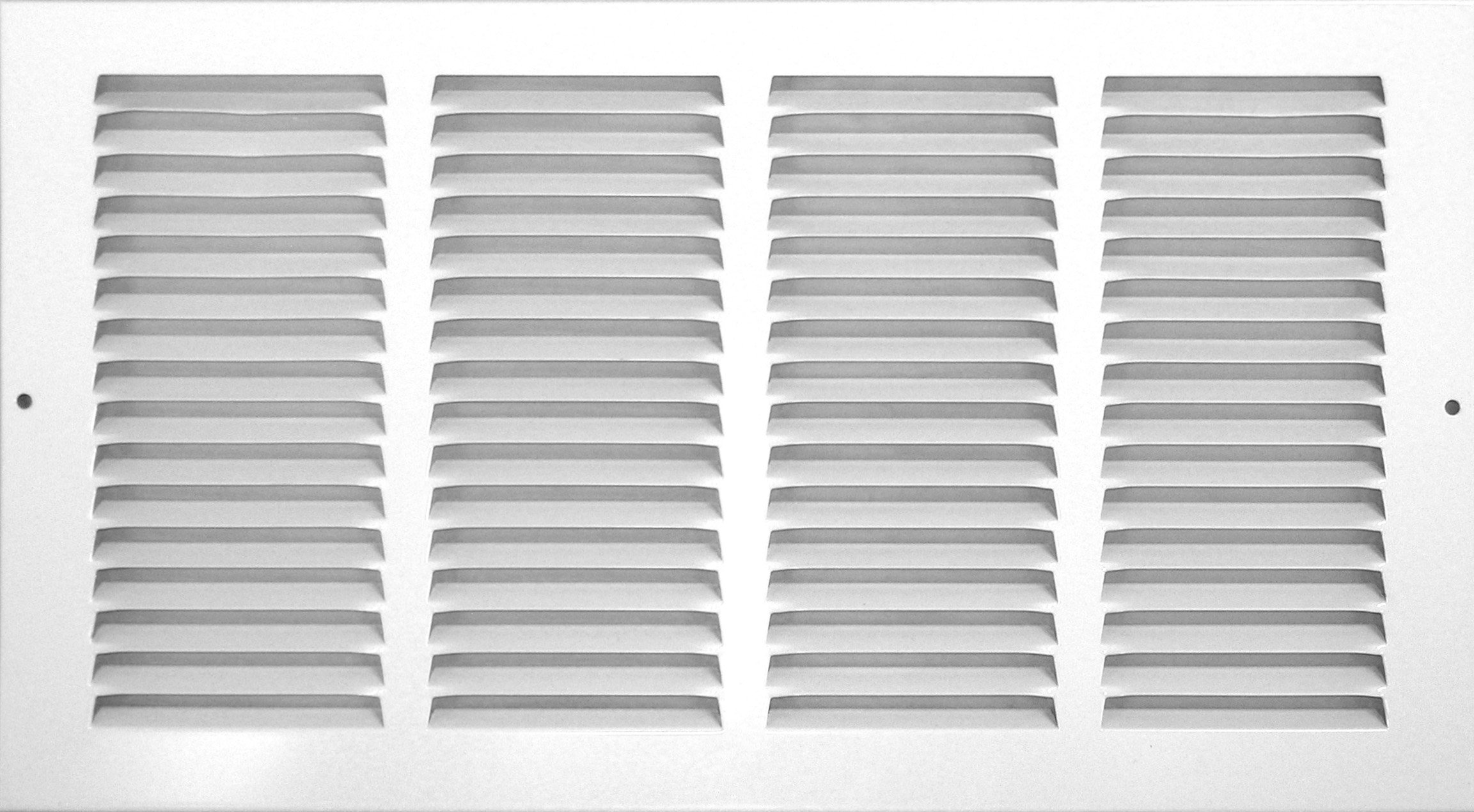 Photo 1 of Accord ABRGWH2414 Return Grille with 1/2-Inch Fin Louvered, 24-Inch x 14-Inch(Duct Opening Measurements), White 24 Inch x 14 Inch