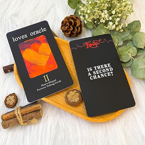 Miniatura 7 de Han Yu Bowen (Segunda edición) Oracle Cards 56 Love Oracle Cards, Twin Flame Oracle Deck, Tarot para principiantes, fácil de barajar y transportar,
