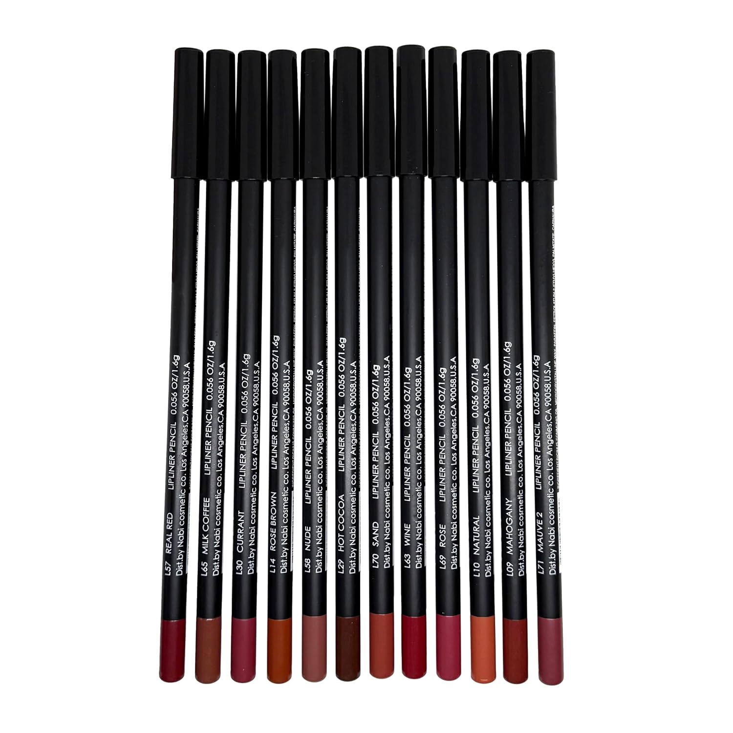 Lip Liner Pencil Set by Fan Favorites - Assorted Colors