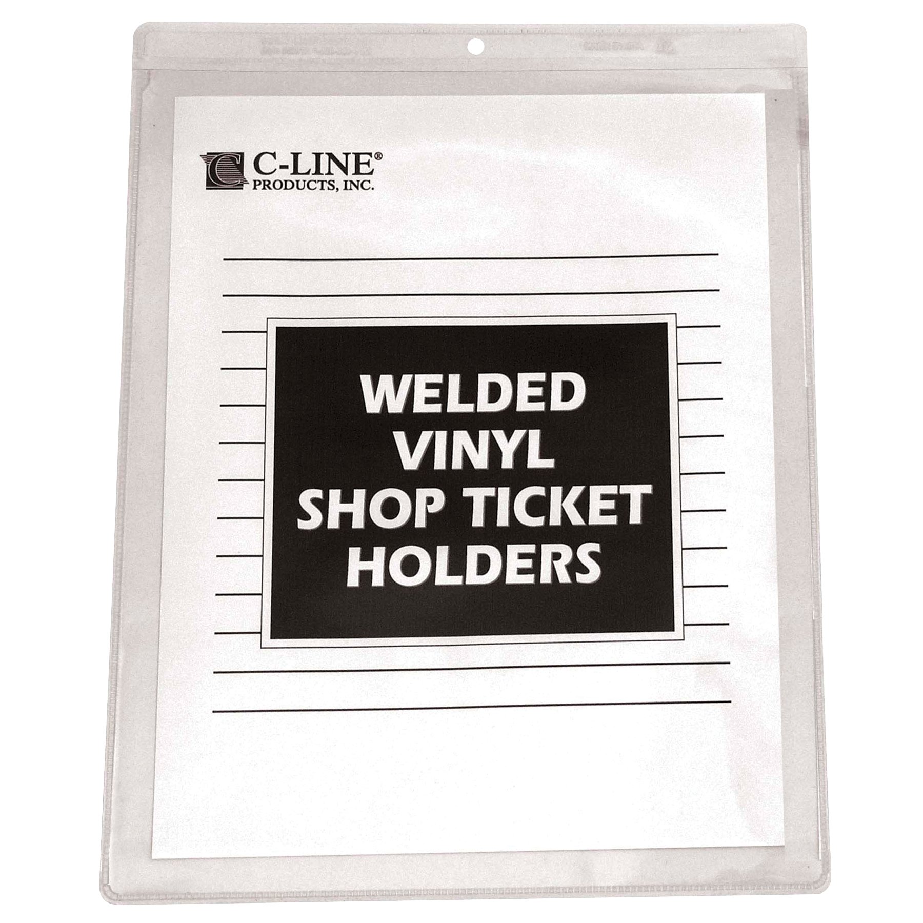 C-line 9 x 12 Inch Shop Ticket Holder - Vinyl/ Clear (Pack of 50) — image 1