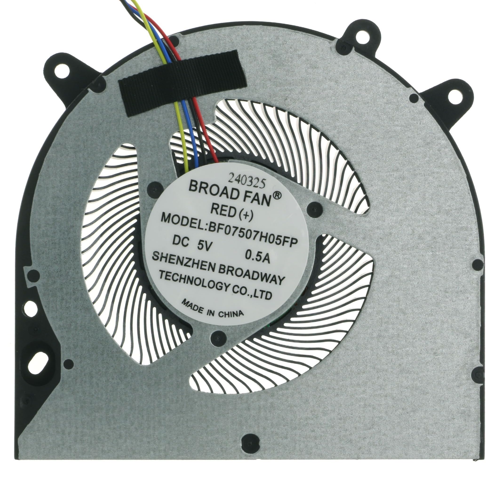 Mini PC CPU Ventola di ricambio per Beelink SER4 SER 4 BF07507H05FP DC 5 V 0,5 A 4 pin Mini PC CPU Cooling Fan