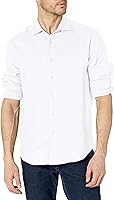 Vista 1 de Cubavera Camisa estándar Travelselect de manga larga con botones para hombre, ajuste clásico, resistente a las arrugas