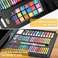 Vista 5 de iBayam Kit de arte, paquete de 251 suministros de arte, kits de dibujo, caja de regalo para artes y manualidades, caja de regalo para niños