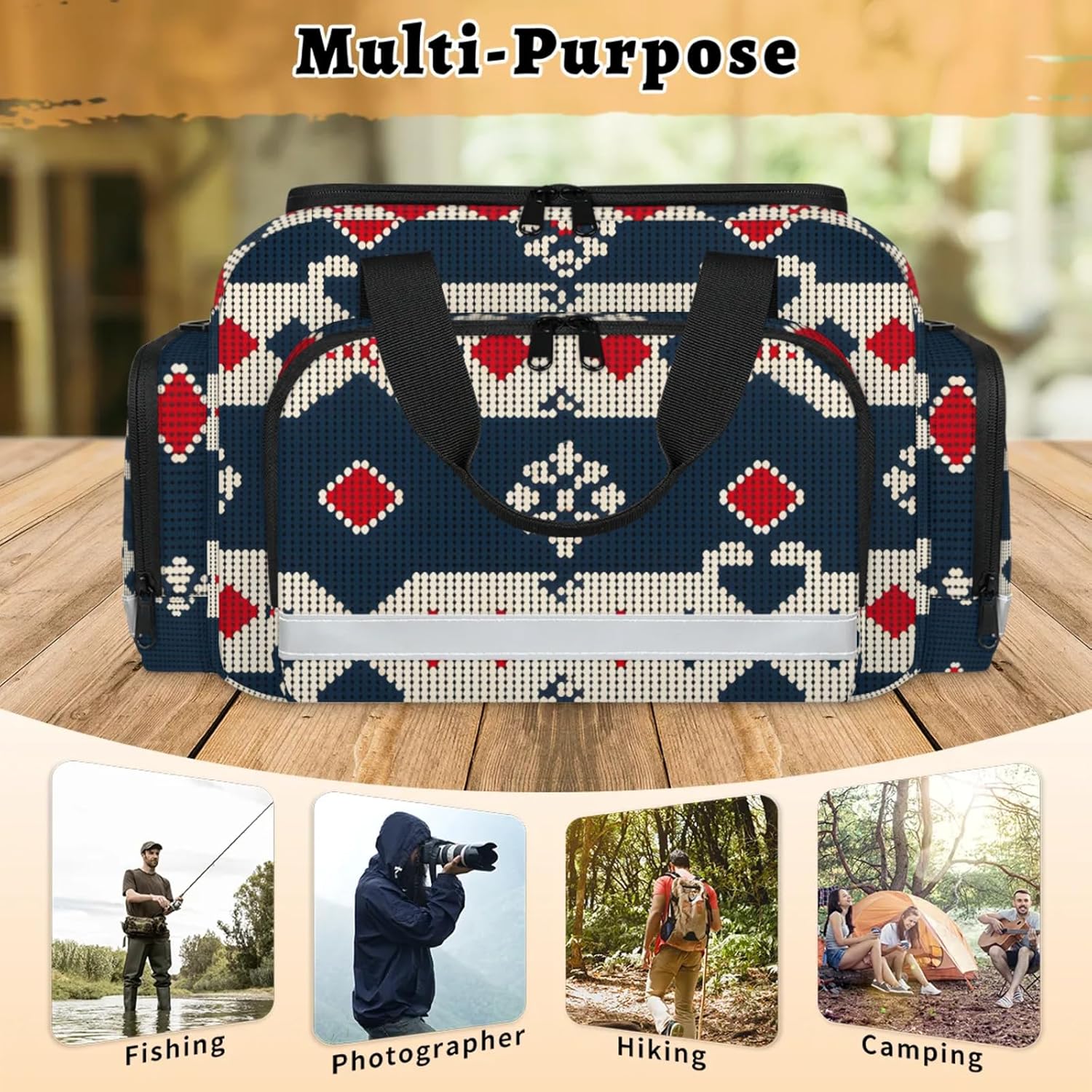 First Aid Bags Empty, Rich Damask Emergency Bag First Aid Kit Multiple Compartment Kit Carrier On Call Trauma Bag for Paramedics Emergency Medical Supplies Kit