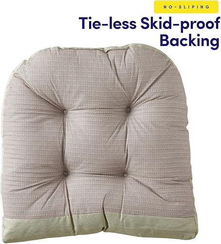 Vista 38 de Sweet Home Collection - Juego de cojines para silla mecedora (antideslizante, parte superior e inferior con lazos)