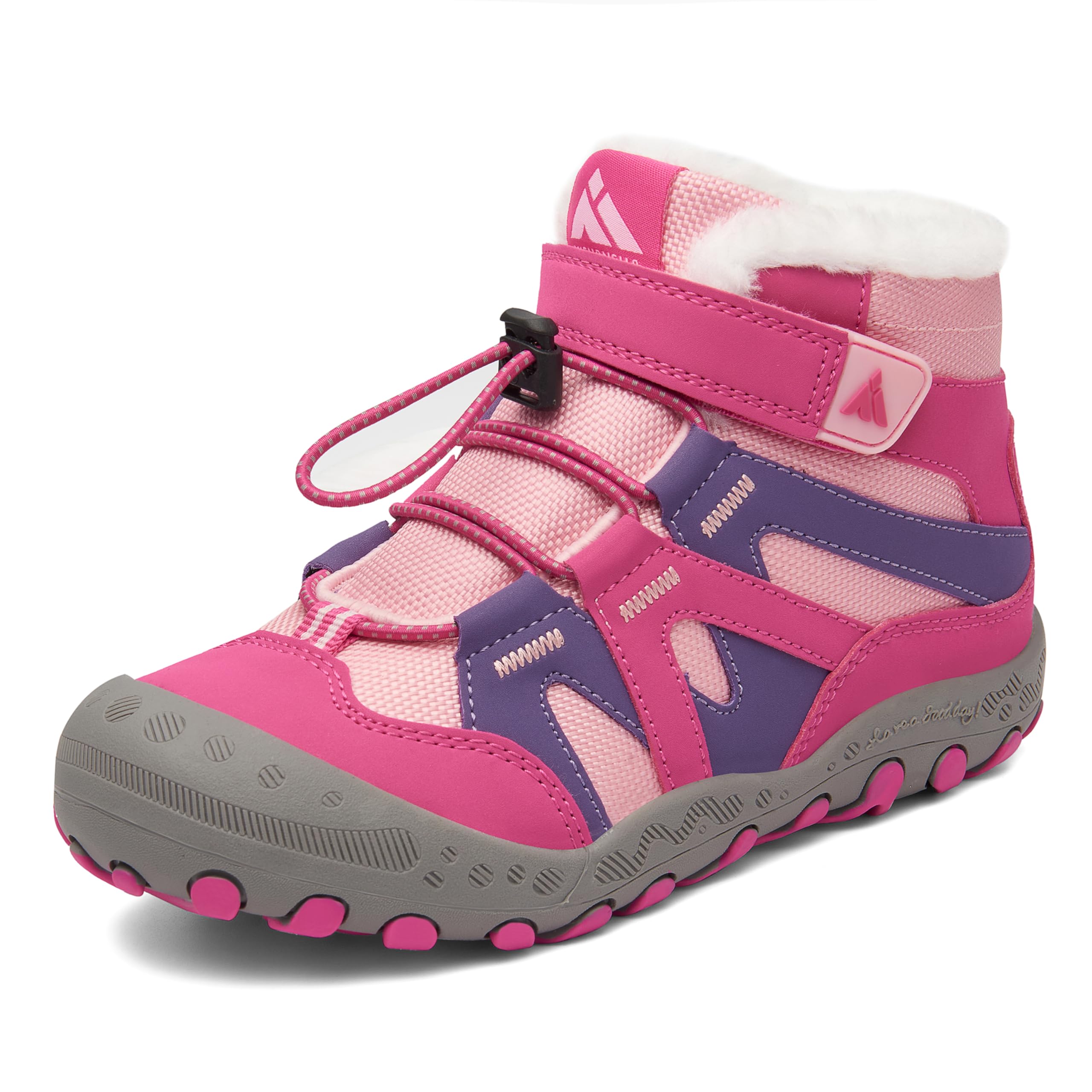 Mishansha Stivali da Neve Bambino Scarpe Invernali Comode con Imbottitura Calda