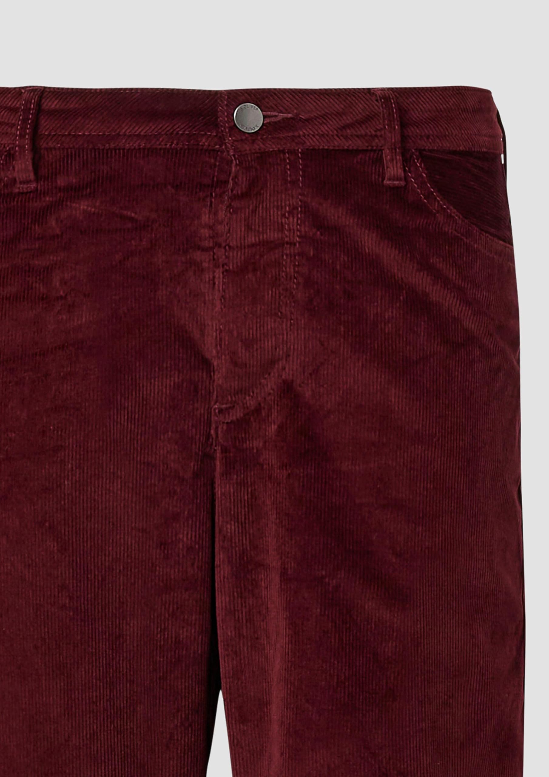 s.Oliver Damen Cord Hose Cordhose/Regular Fit/Mid Rise/Straight Leg