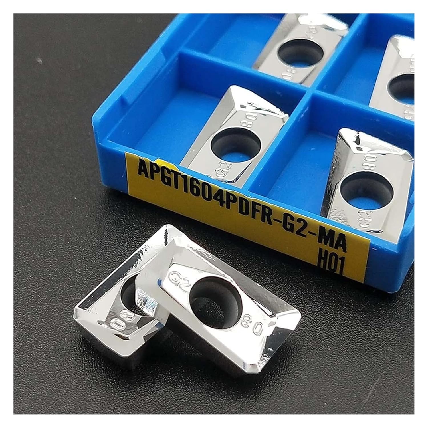 Indexable Carbide Lathe Tool 10pcs APGT1604PDFR-G2-MA H01 Carbide Milling Inserts Turning Tools CNC Cutter Lathe Aluminum Blade