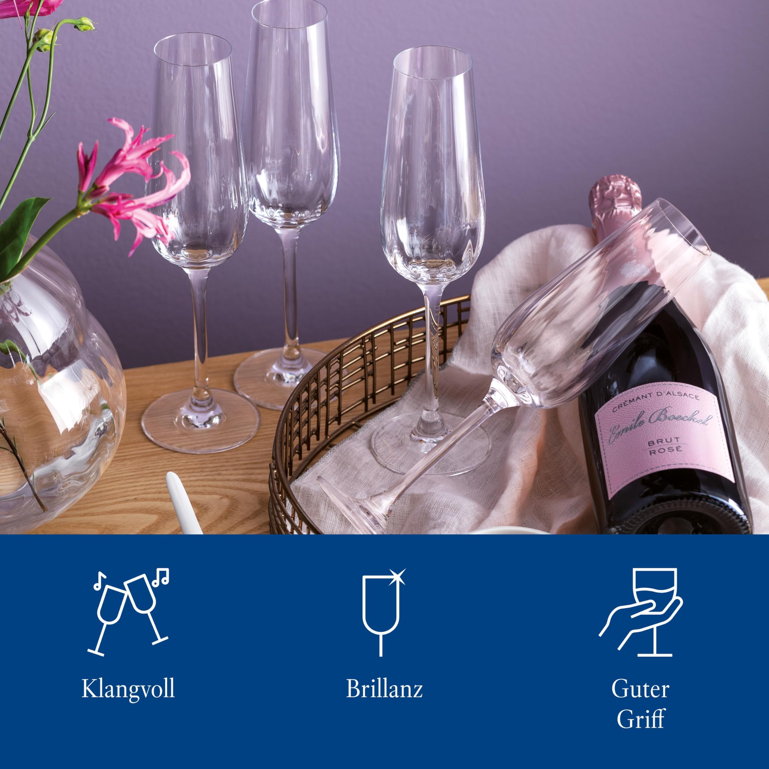 Villeroy & Boch Champagne Flutes - Set of 4 -6