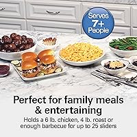 Vista 5 de Hamilton Beach Portable 6 Quart Set & Forget Digital Programmable Slow Cooker with Lid Lock, Temperature Probe & Defrost Setting, Dishwasher Safe