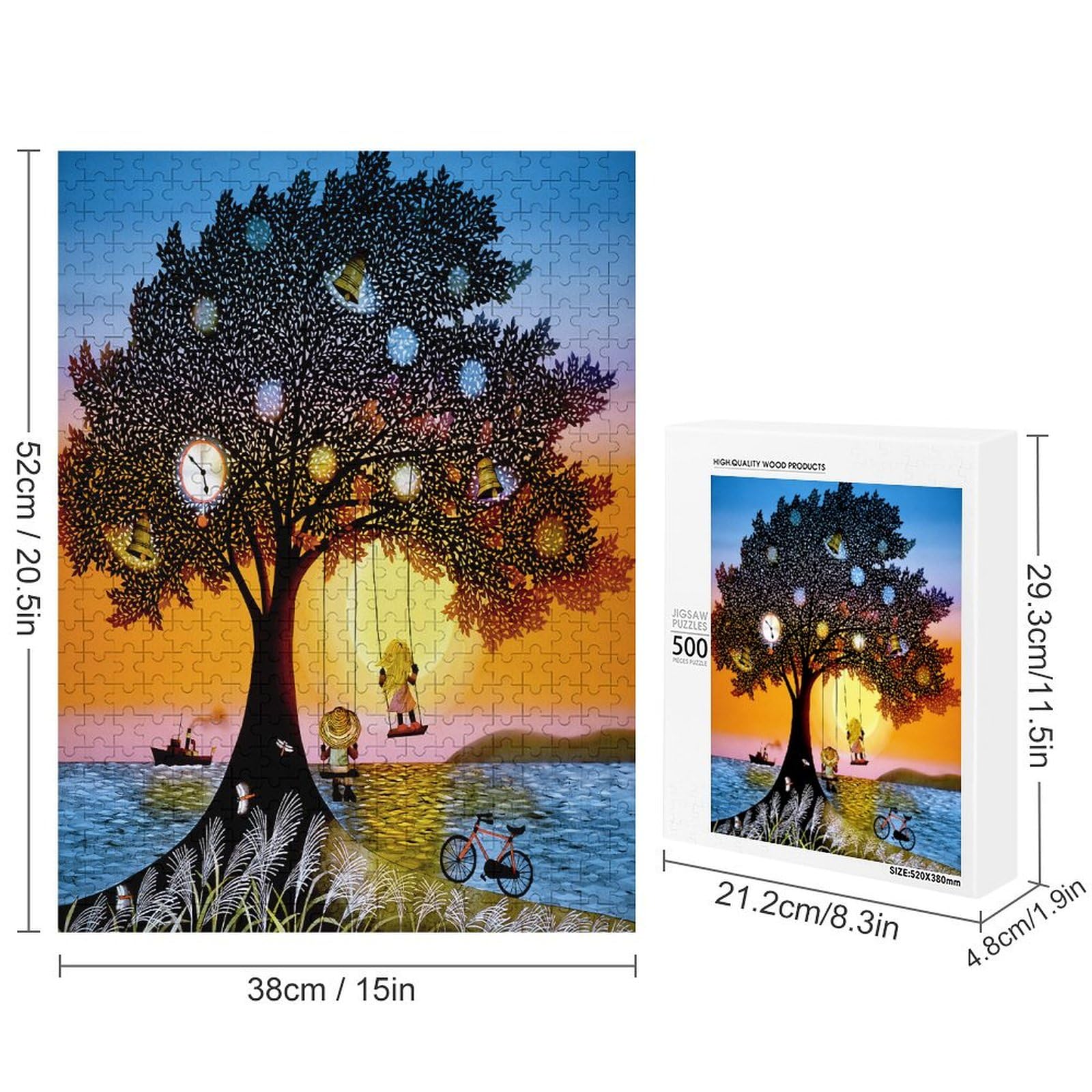 Amazon | 藤城清治 夕日のぶらんこ ジグソーパズル パターン Amazon | 藤城清治 夕日のぶらんこ ジグソーパズル パターン