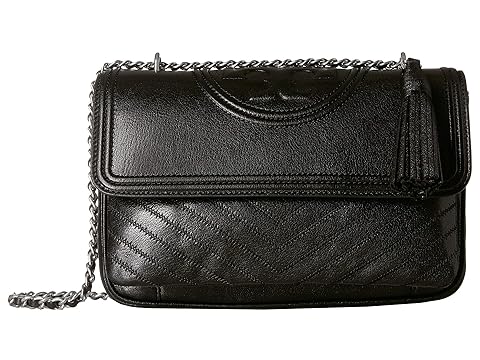 tory burch fleming chevron flap shoulder bag