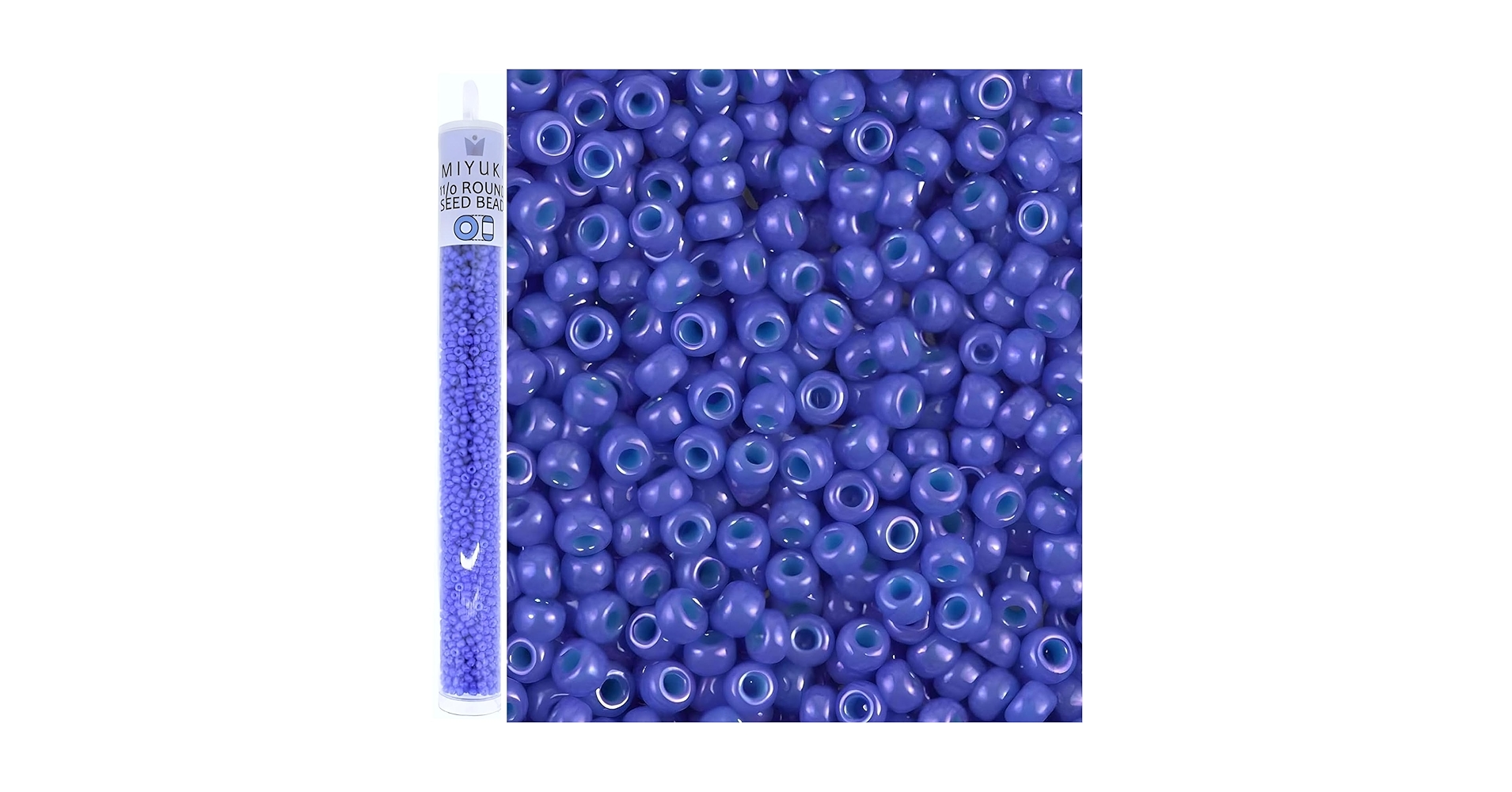 Amazon.com: Miyuki Round Seed Beads Size 8/0 22g Opaque