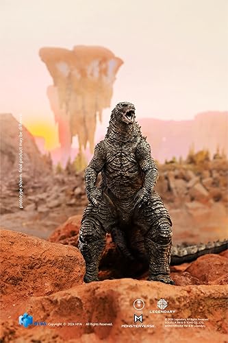 Miniatura 5 de Hiya Toys Godzilla x Kong El nuevo imperio - Gozilla Re-Evolved Exquisita serie vista previa figura de acción exclusiva