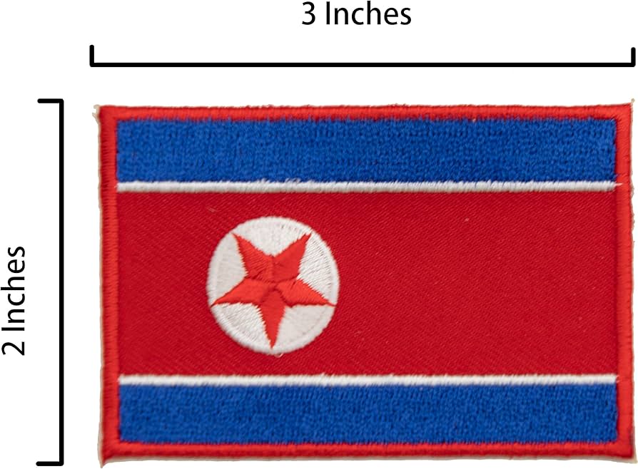 Amazon.co.jp: A-ONE 【2個セット】- 北朝鮮 シールド パッチ + 北朝鮮