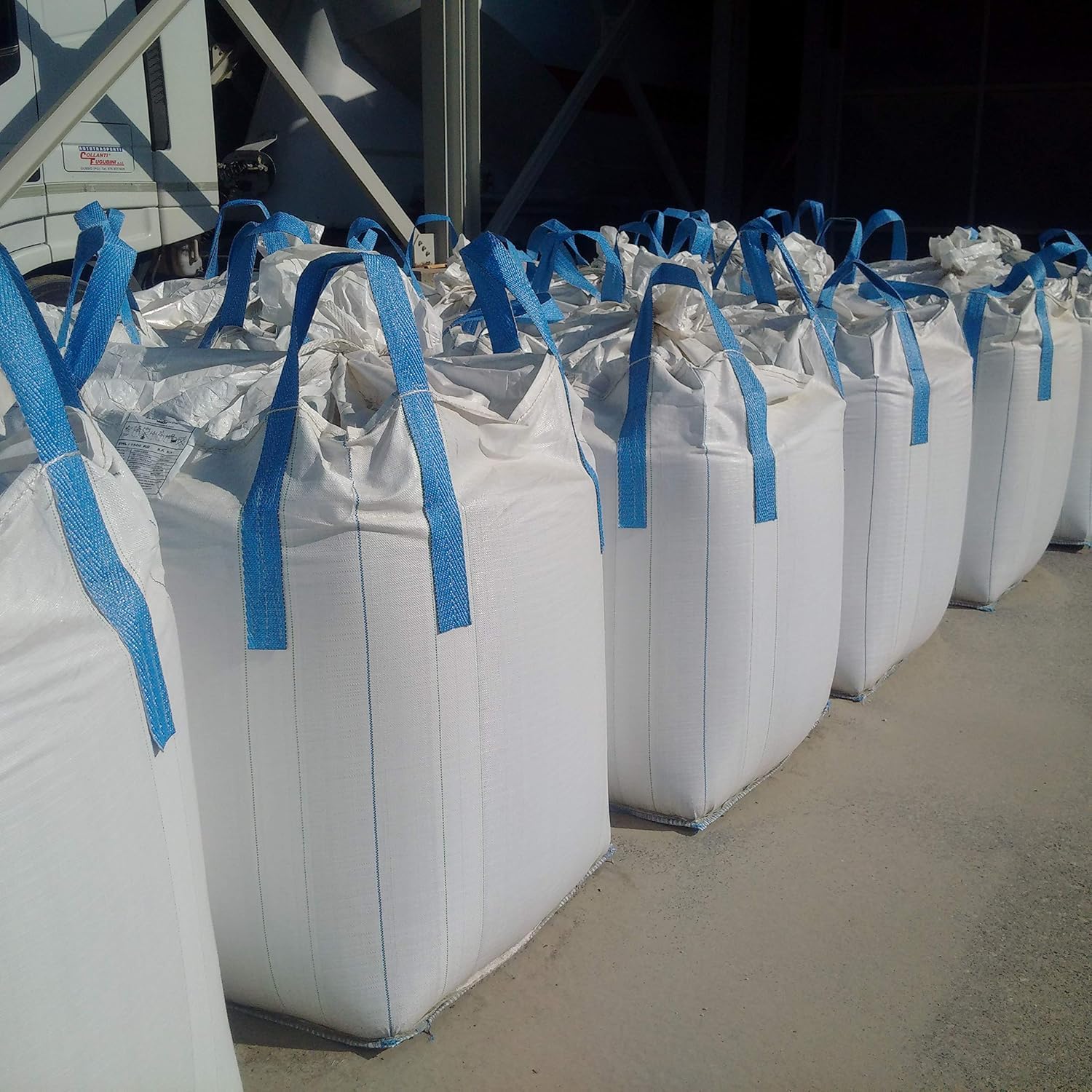 SHOPROM Bolsas de jardinería homologadas BigBag 1000 kg de polipropileno resistentes y reutilizables para eliminación de materiales de construcción y agrícolas ideales para almacenamiento (fondo