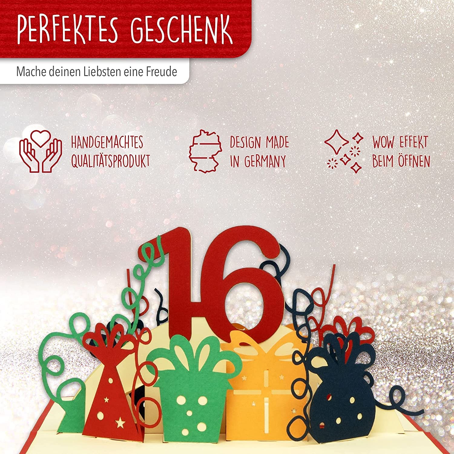 Gelukkige Verjaardag Pop Up Kaart, Creatief 3D Birthday