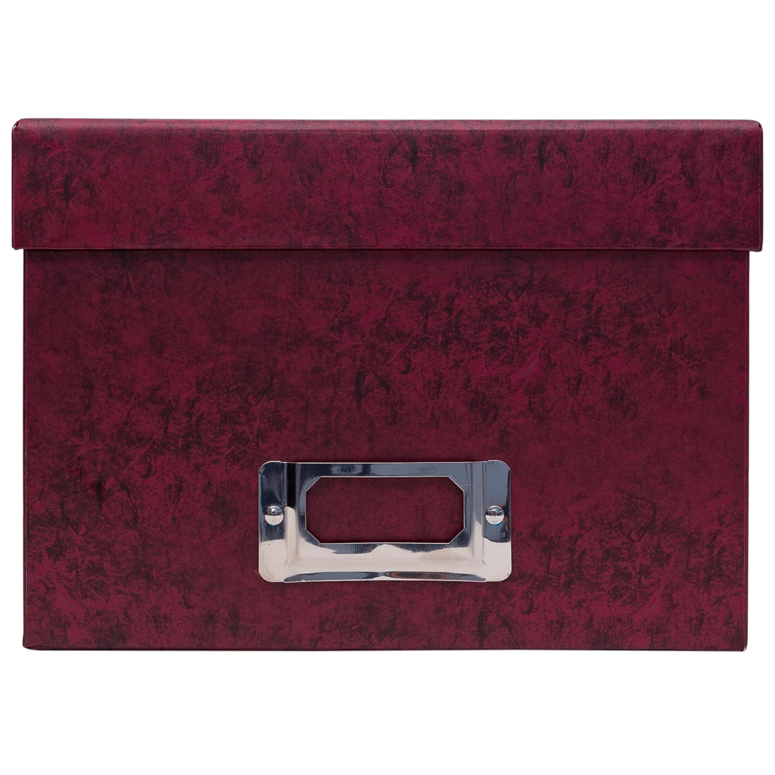 The Photo Album Company Limited Red The Photo Album Company | Photo Storage Box | Rectangular | Holds 700 5X7 Photos, Divider Cards, Acid & Lignin Free | Organise & Protect Photographs | Also Ideal For Storing Keepsakes And Trinkets