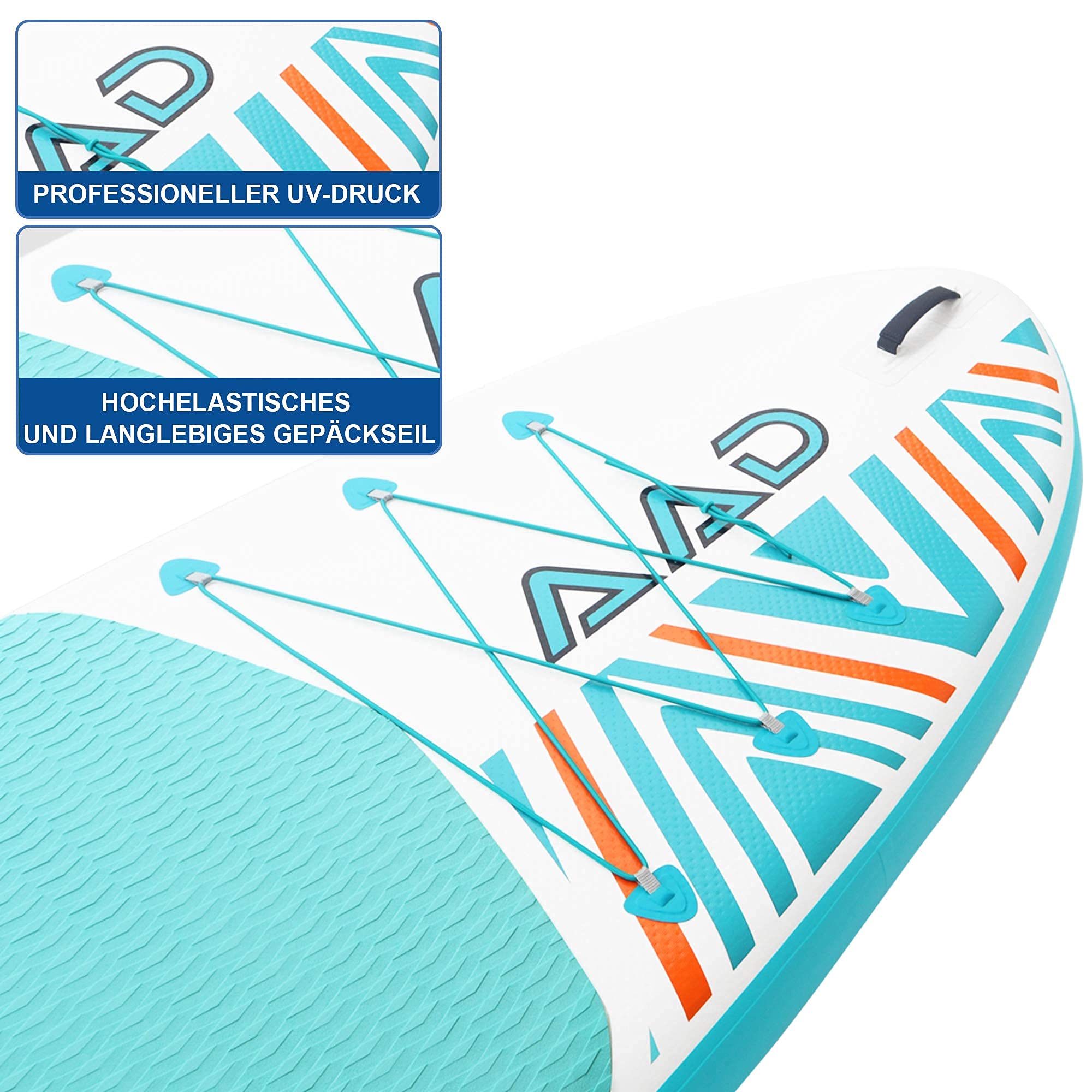 Planche SUP Gonflable AKD Seastar 10'8 – Stable, Robuste Et Parfaite Pour Les Débutants