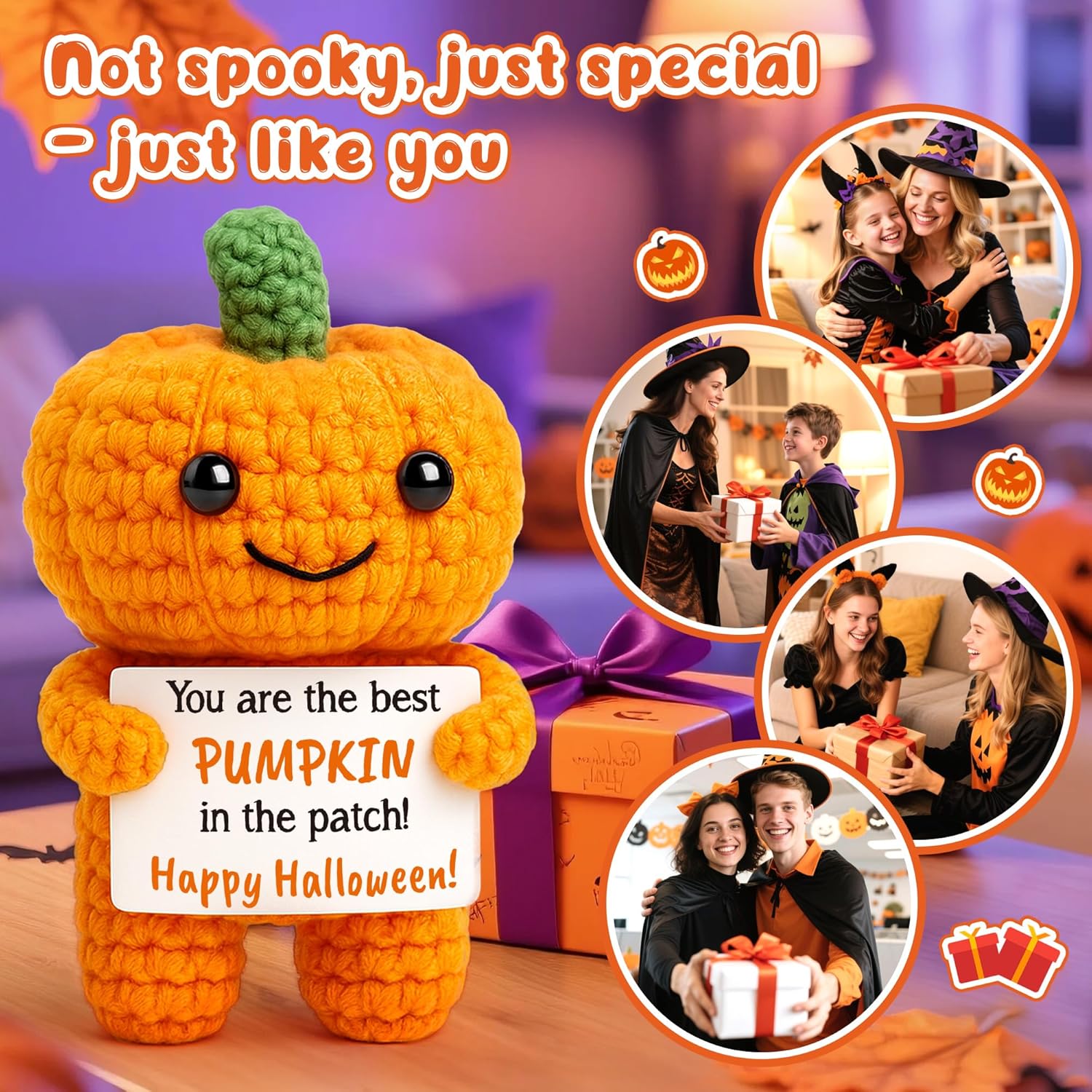 Mini Crochet Pumpkin