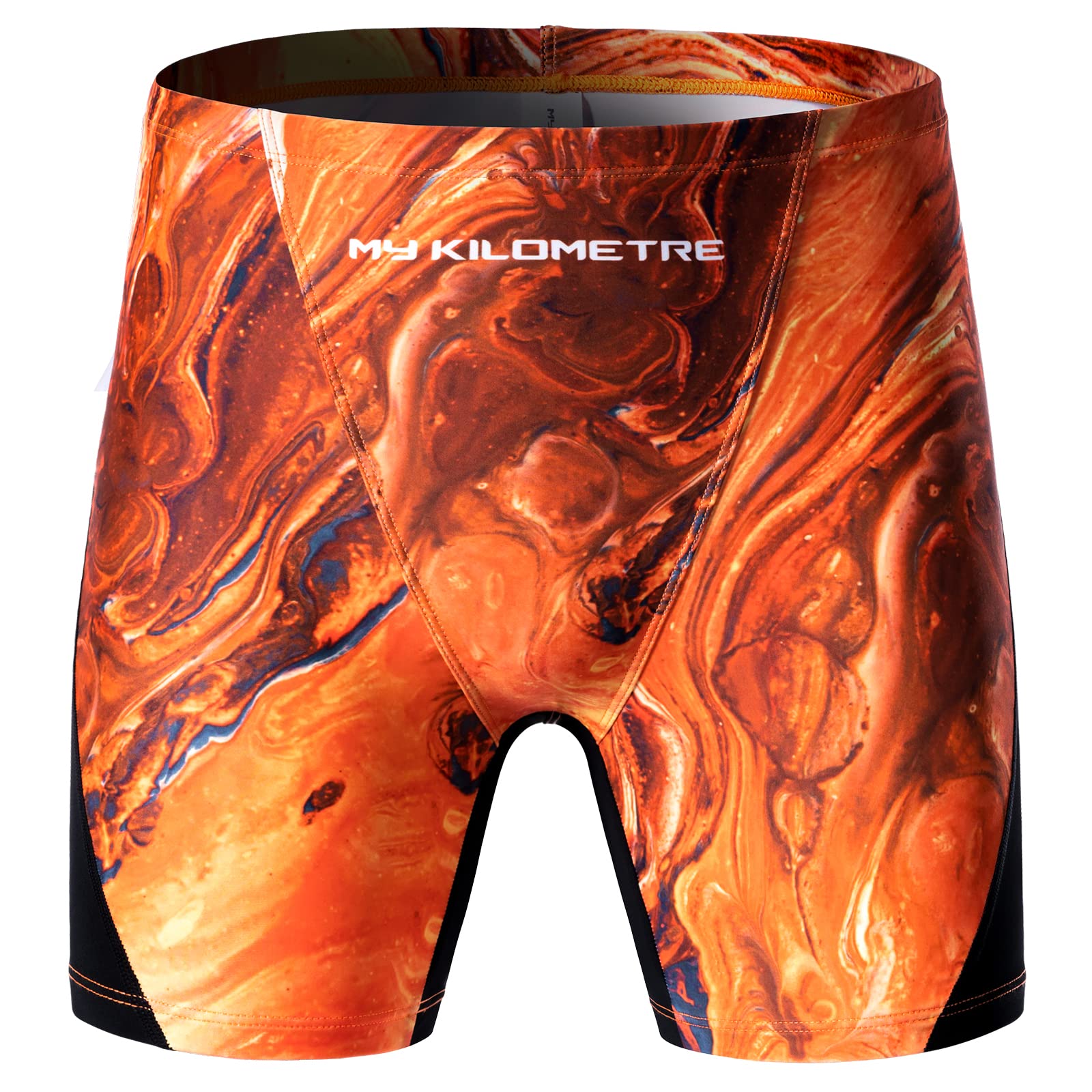 MY KILOMETRE Bañador Boxer con Cordón para Hombre - Corta Jammer de Natación Competición Profesional con Secado Rápido, Larga Duración y Resistente al Cloro