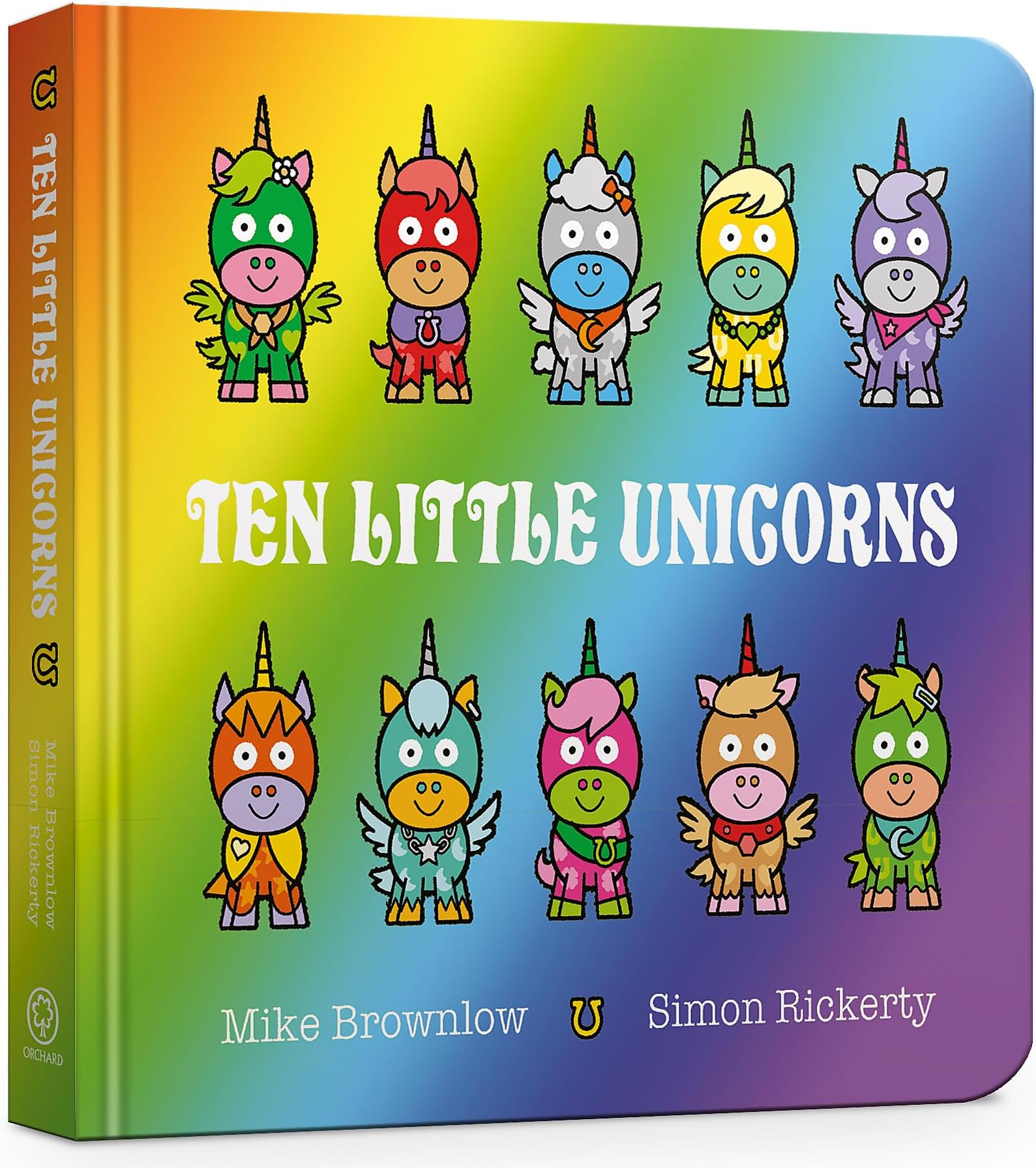 Orchard Books Ten Little Unicorns Board