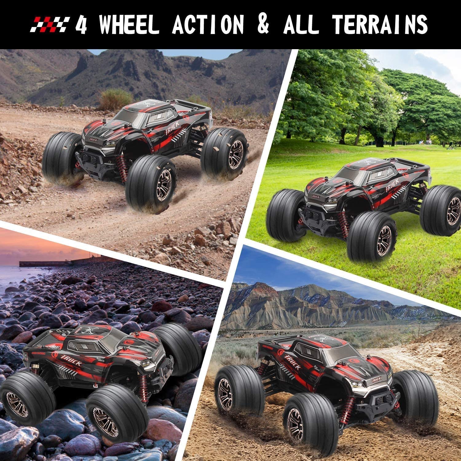 Amazon.co.jp: 1:20 オフロード RC レーシングカー 4x4 リモート