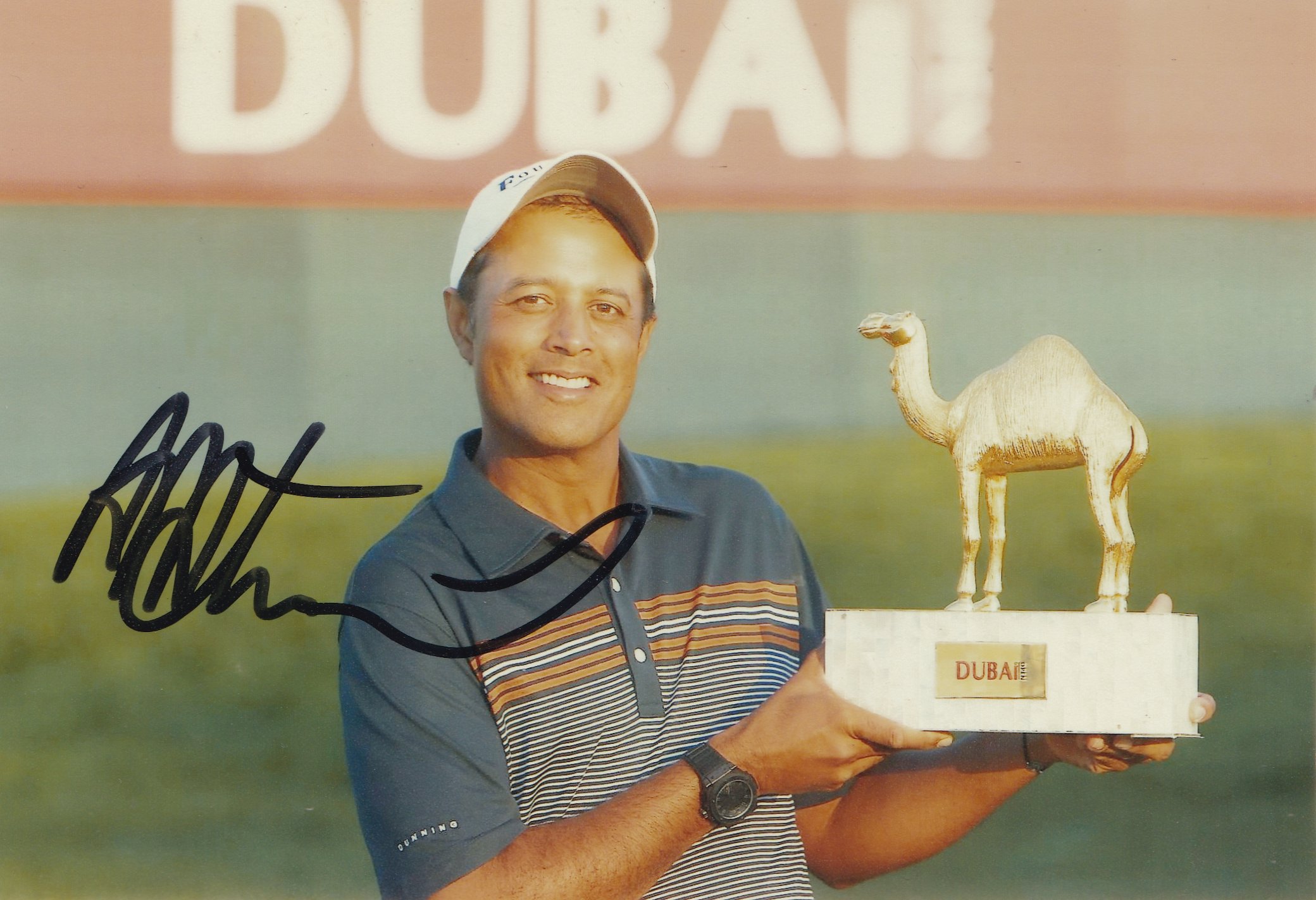 Autographed Photo of Golf Player Arjun Atwal India-picture-15