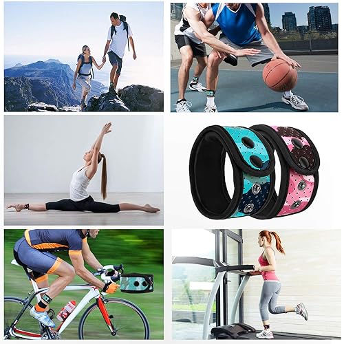 Miniatura 4 de MoKo Correa de tobillo resistente al sudor para Fitbit LuxeInspire 2InspireInspire HRCharge 5432AltaAlta HRFlexFlex 2Vivosmart HR, paquete de 2