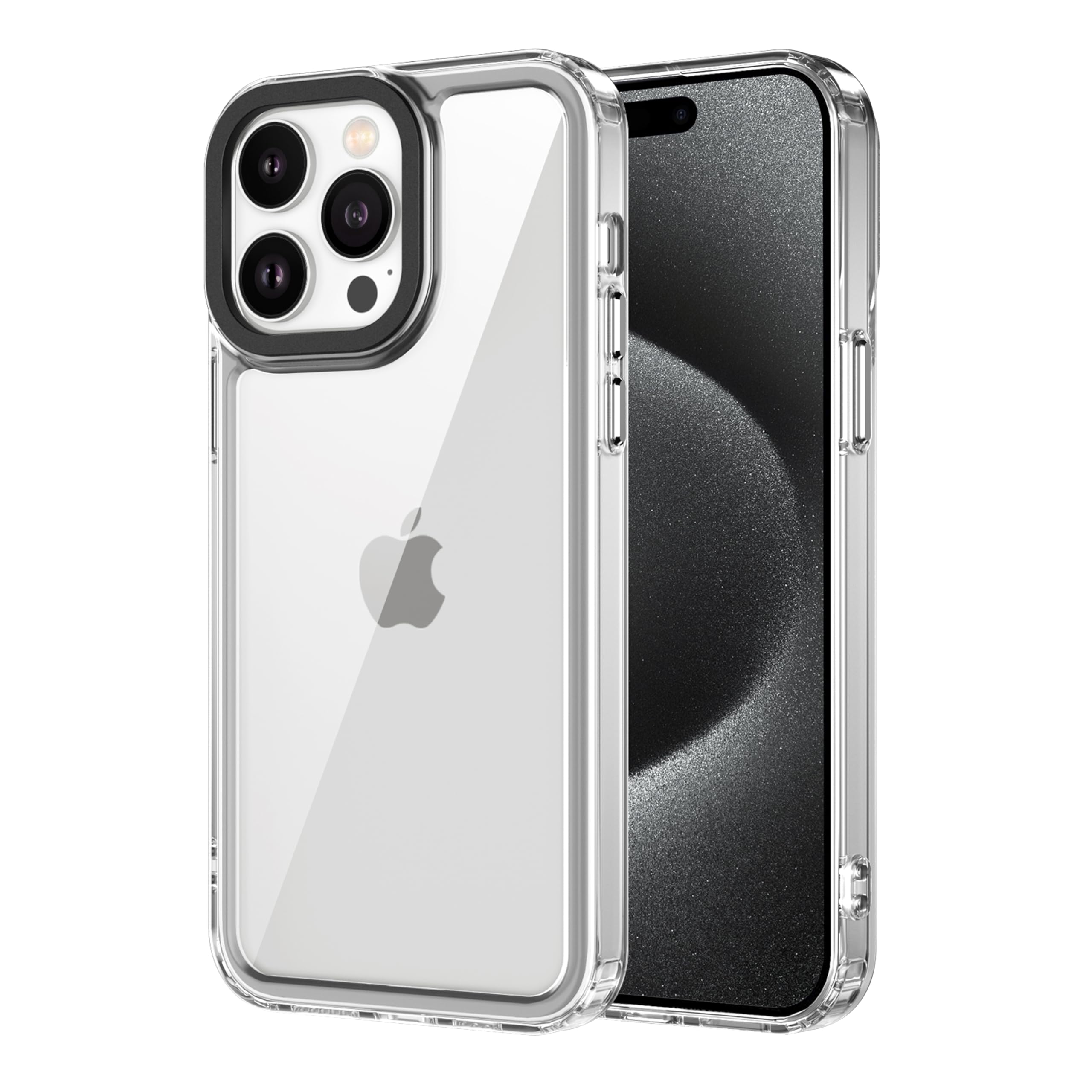 CEDO iPhone 15 Pro Max (6.7 inch) Hybrid Back Case Cover | Ultra Hybrid Drop and Camera Protection | Shockproof Bumper Transparent Back Crystal Clear 360 Degree Protection TPU+PC Cover (Clear) (B0CLM4TM5K) Amazon Price History, Amazon Price Tracker