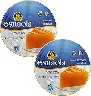 ESNAOLA Dulce de Batata 700 grs. - 2 Pack. Gluten Free / Creamed Sweet Potato.
