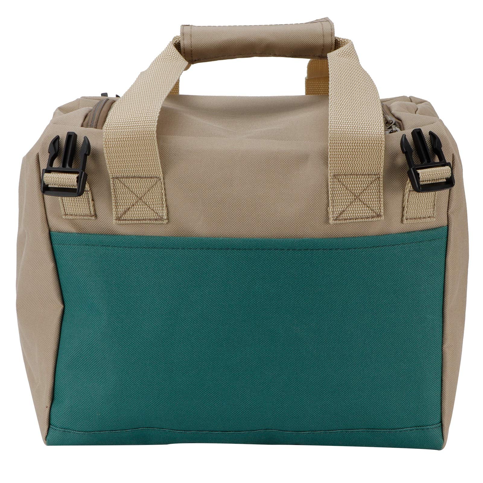 Sgabello da Giardino Pieghevole Multifunzione Portatile con Borsa degli Attrezzi per Forniture da Campeggio, Tessuto Oxford 600D, Verde, 1 Pezzo, Giardinaggio Domestico