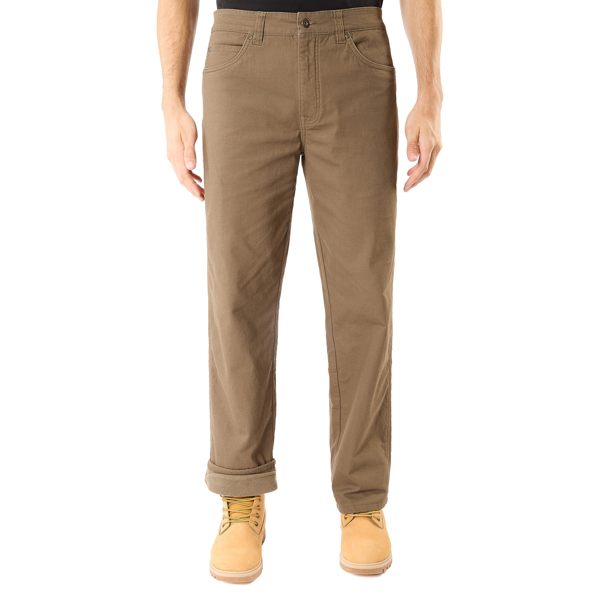 Smith's Workwearmens Big Men's Stretch Fleece-lined Canvas 5-pocket Pant Pants (pack of 1)