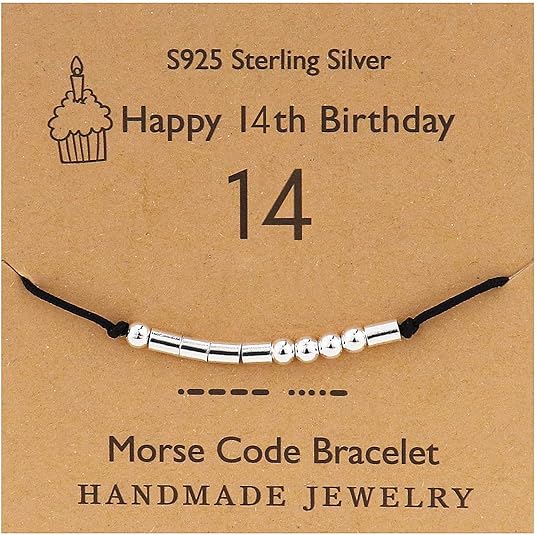 Bracciale In Acciaio Per 15 Anni Con Codice Morse - Regalo Originale Per 15° Compleanno In Spagnolo