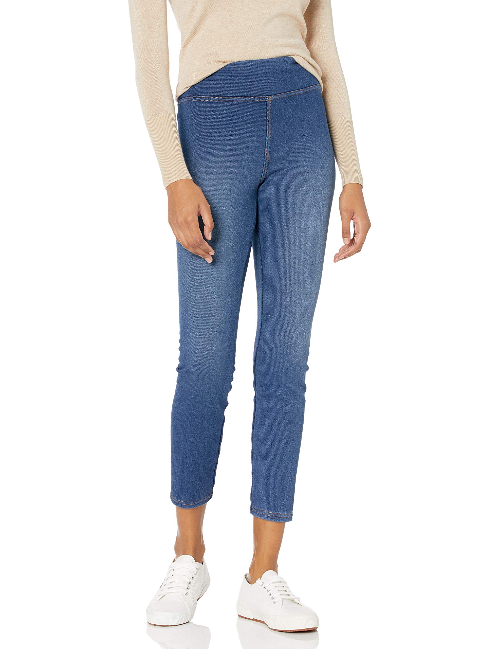 HUEWomen’s Plush Lined Warm & Cozy Denim Leggings