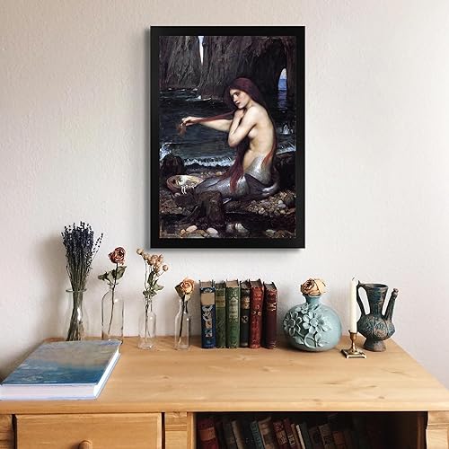 Miniatura 3 de Lost Cabin A Mermaid 1900 de John William Waterhouse  Impresión sin marco  Reproducción de pinturas de obras de arte finas  Póster decorativo