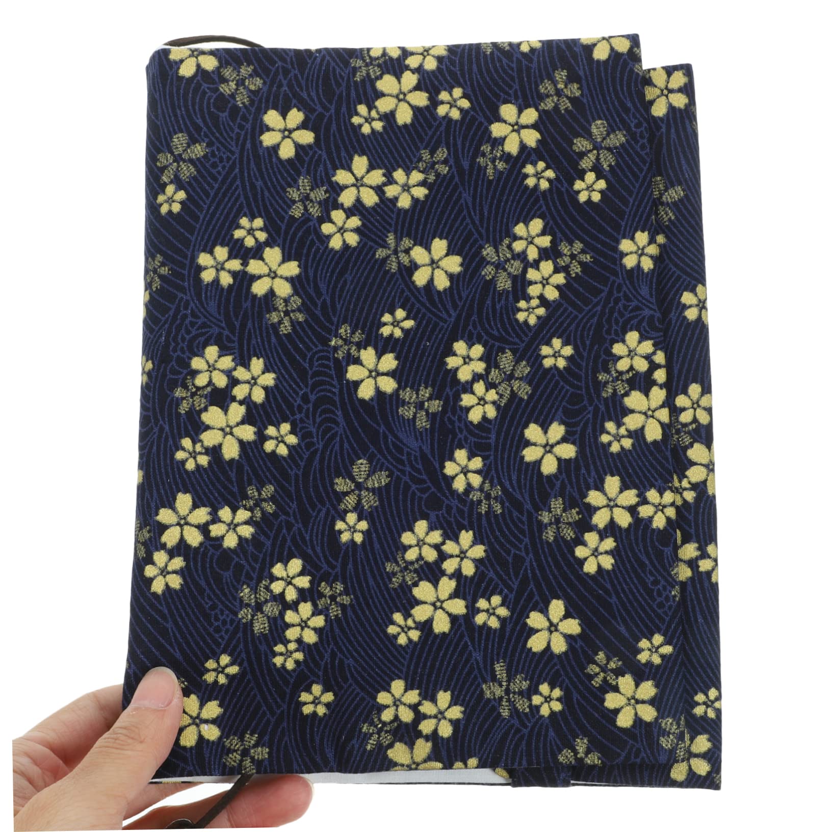 Tofficu 4 pièces Couverture de Réutilisable Tissu Protection Ajustable Résistante à Usure pour Cahiers Journal et Agendas Pochette et pour Amateurs de Lecture