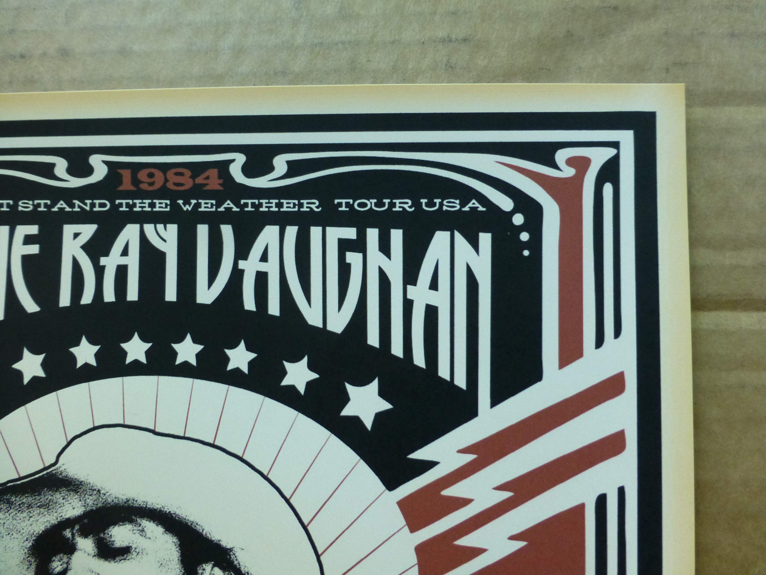Amazon.com: Stevie Ray Vaughan 11x17 POSTER April 15 1984 Opera 