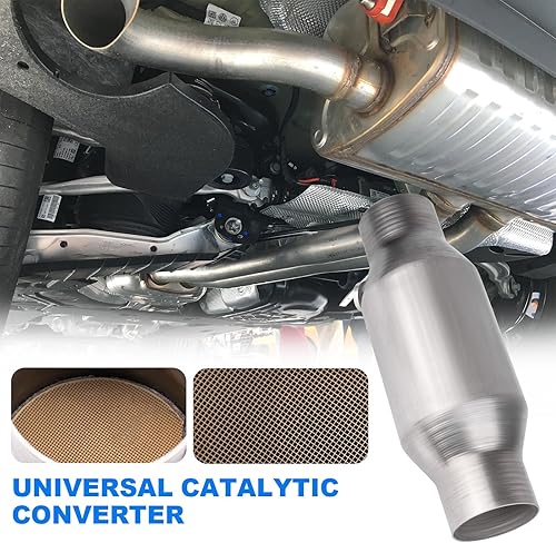 Miniatura 5 de Convertidor catalítico de 2 pulgadas, 1 unidad, catalizador universal de alto caudal, salida de entrada de 2 pulgadas, convertidor catalítico