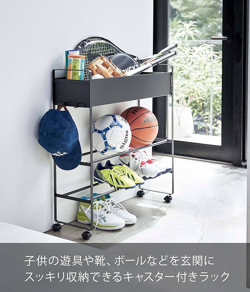 組継ぎ　木製ラック　キャスター付き Amazon｜ラック 棚 木製 キャスター付き 幅57x奥行28x高さ60cm