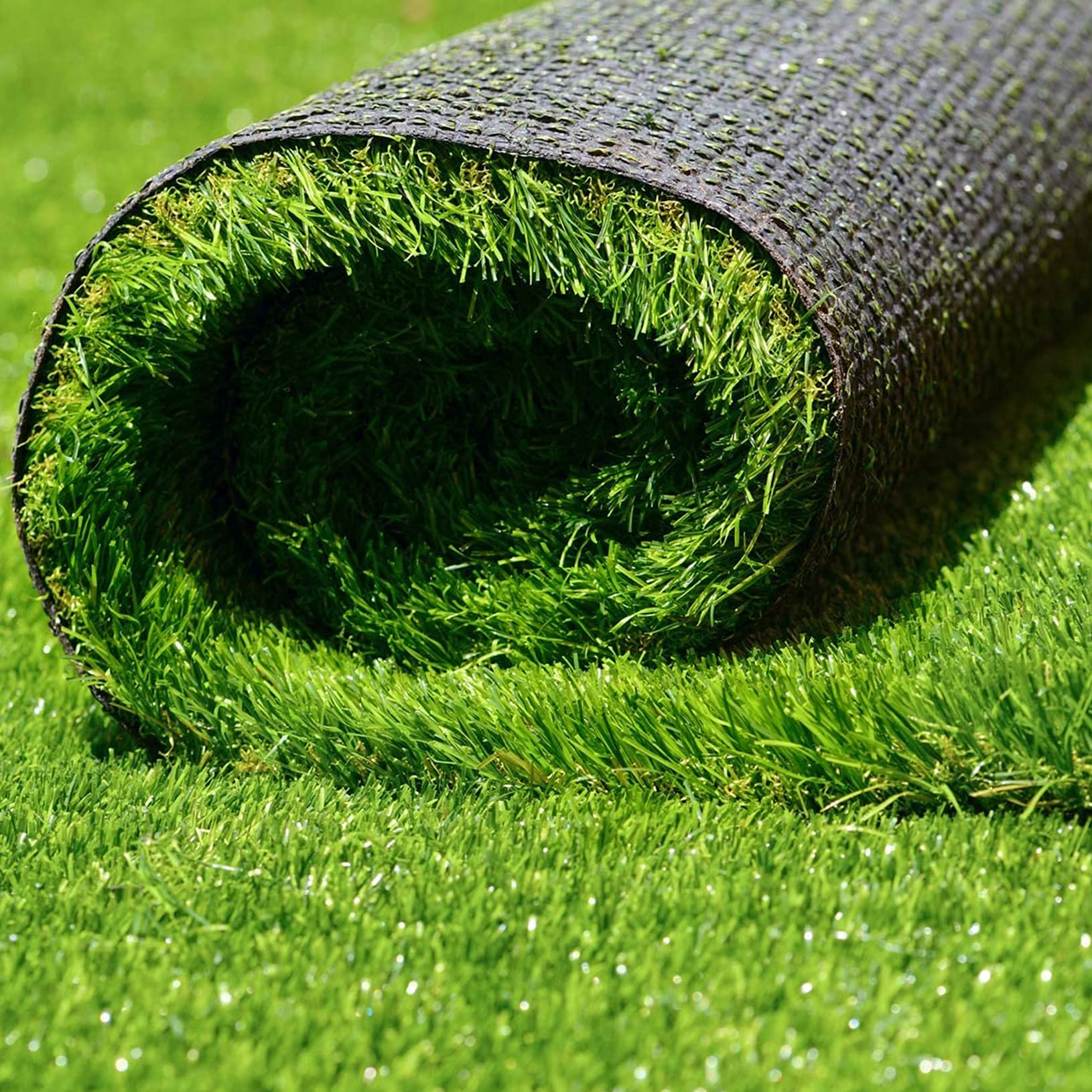 Amazon.co.jp: 人工芝 ロール 3.5x2m 極細 耐UV 組み立て簡単 人工芝