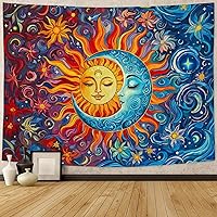 Vista 28 de Accnicc Tapiz de montaña, bosque natural, árbol, tapices para dormitorio, estético, noche estrellada, luna, estrellas, tapices para colgar