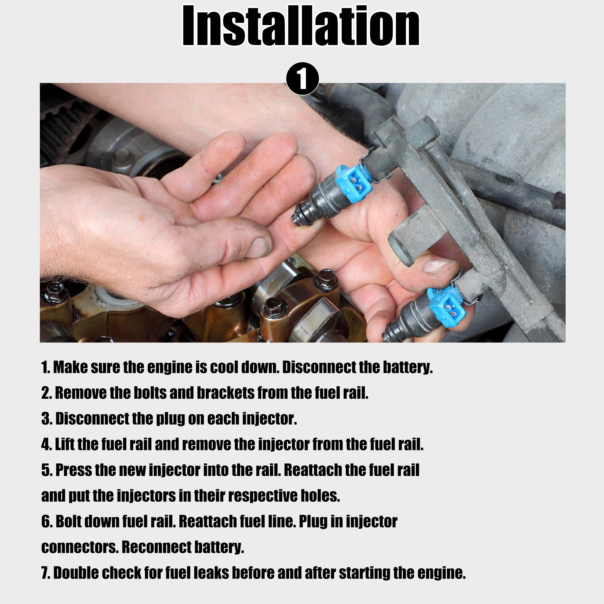 QUARKZMAN Carburante Iniettore 23250-0V010 - per Scion TC A/T Metallo Verde - 4pz