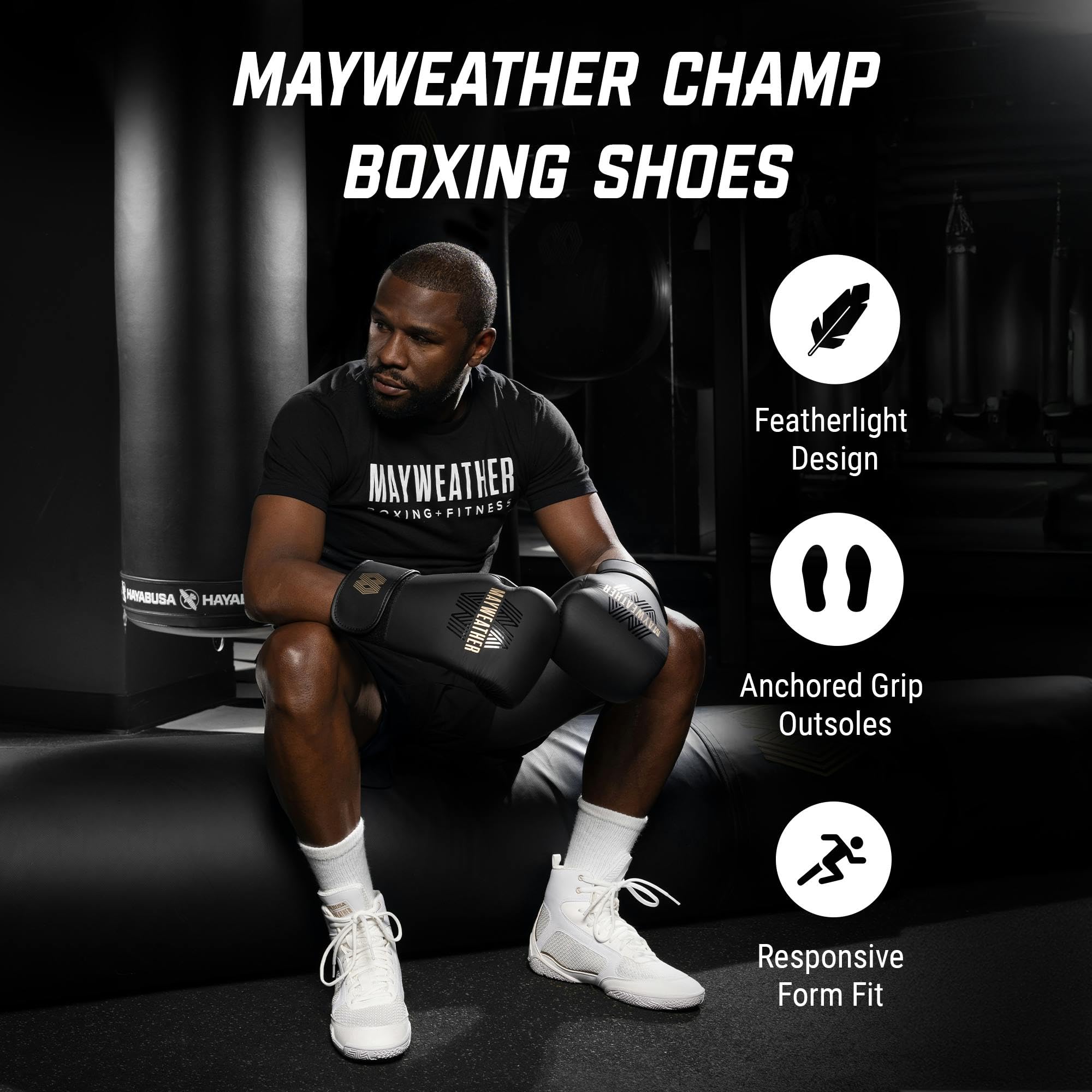 Hayabusa Mayweather Champ - Zapatos de boxeo para hombre y mujer