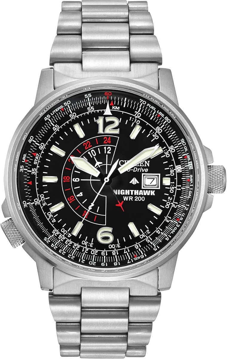 Men's Eco-Drive Promaster Nighthawk 42mm Stainless Steel BJ7000-52E