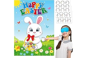 Easter Party Games for Kids & Families: Pin the Tail on the Easter Bunny